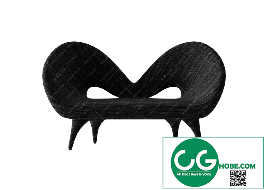 Multi-seat sofa 104 3D Model