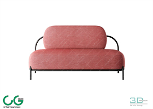 Multi-seat sofa 106 3D Model