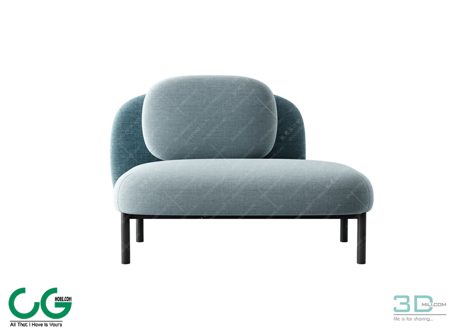 Multi-seat sofa 108 3D Model