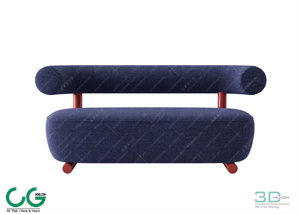 Multi-seat sofa 109 3D Model