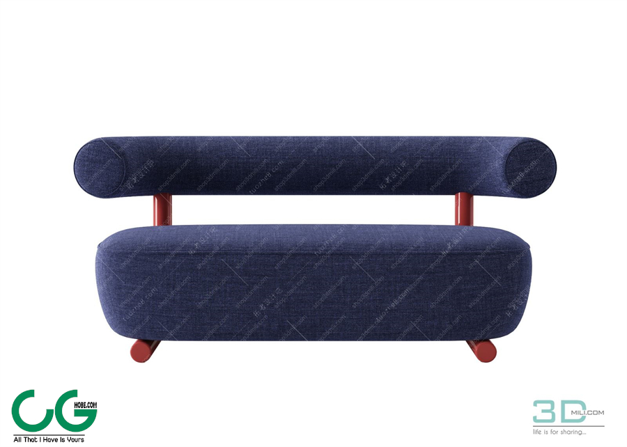 Multi-seat sofa 109 3D Model