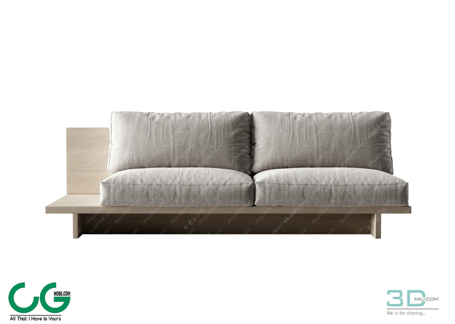 Multi-seat sofa 15 3D Model