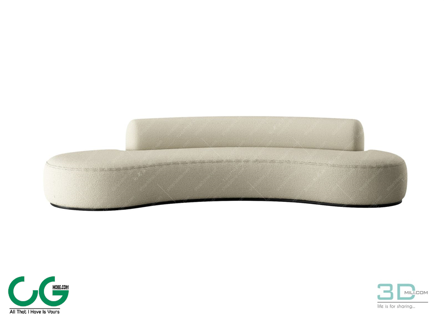 Multi-seat sofa 25 3D Model