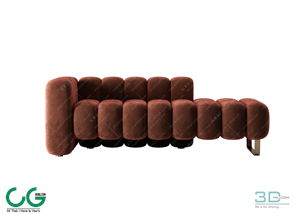 Multi-seat sofa 26 3D Model