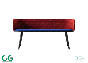 Multi-seat sofa 28 3D Model