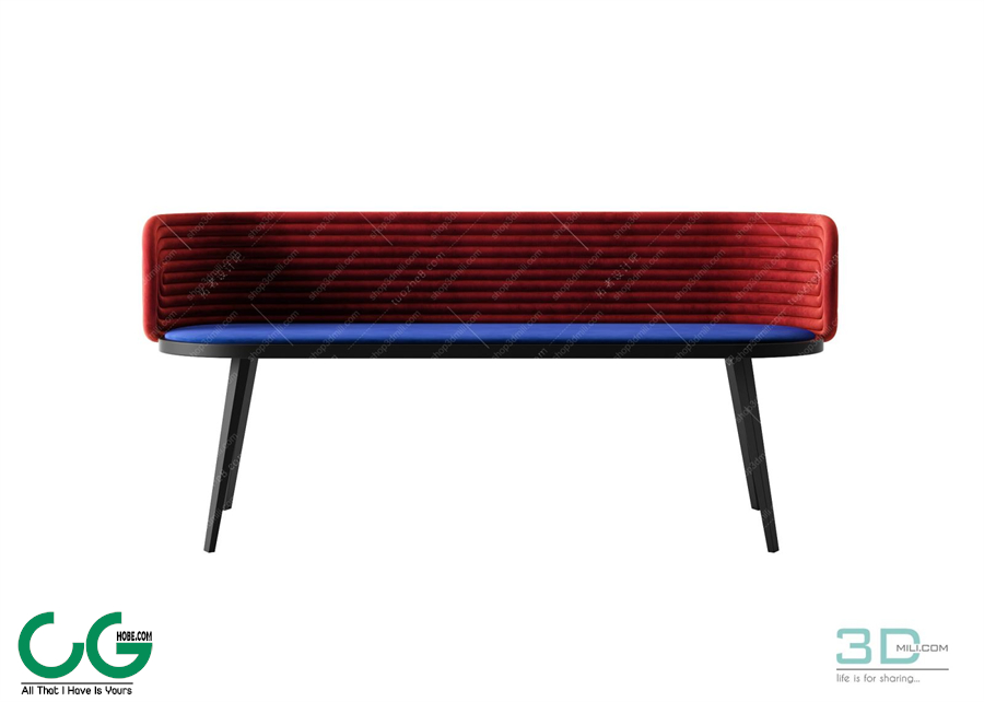 Multi-seat sofa 28 3D Model