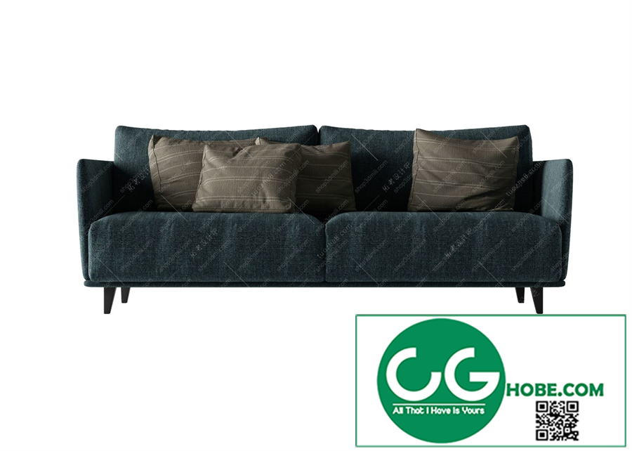 Multi-seat sofa 34 3D Model