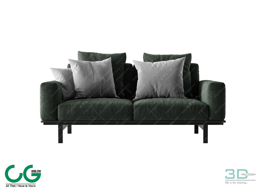 Multi-seat sofa 35 3D Model