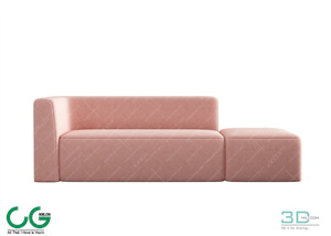 Multi-seat sofa 39 3D Model