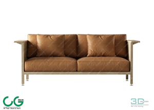 Multi-seat sofa 42 3D Model