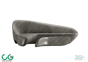 Multi-seat sofa 49 3D Model