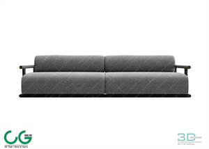 Multi-seat sofa 55 3D Model