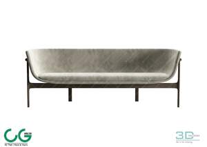 Multi-seat sofa 57 3D Model
