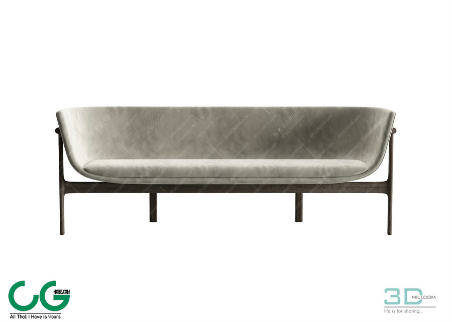 Multi-seat sofa 57 3D Model