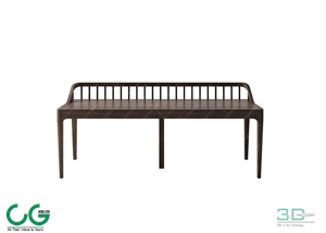 Multi-seat sofa 62 3D Model