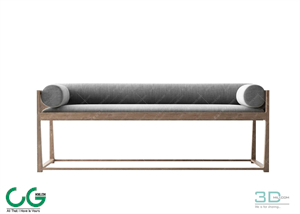 Multi-seat sofa 63 3D Model