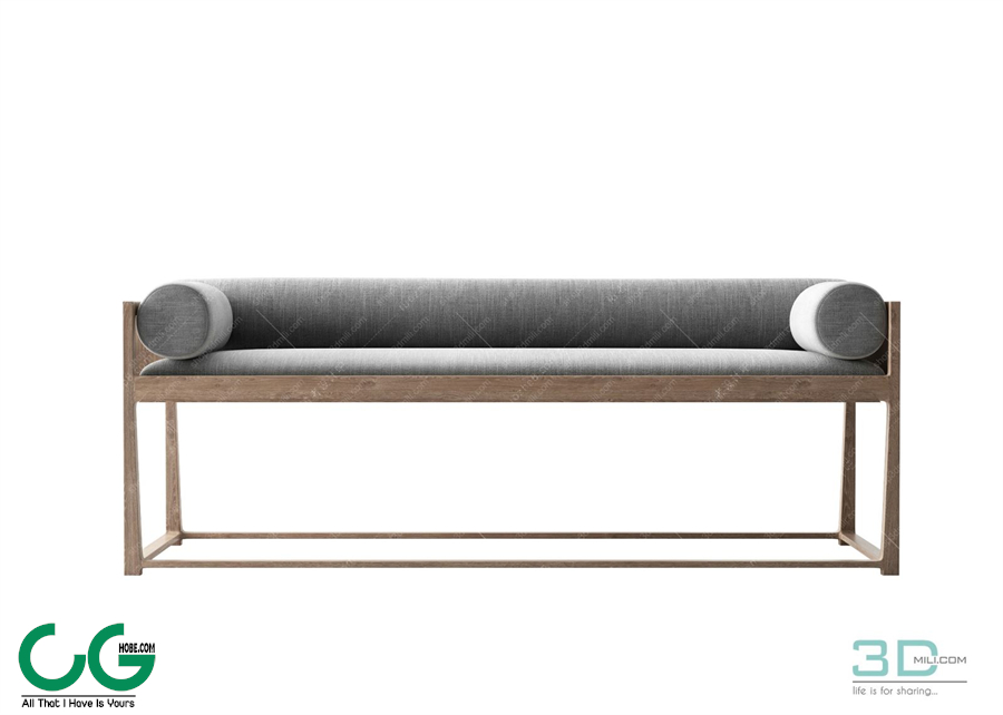 Multi-seat sofa 63 3D Model