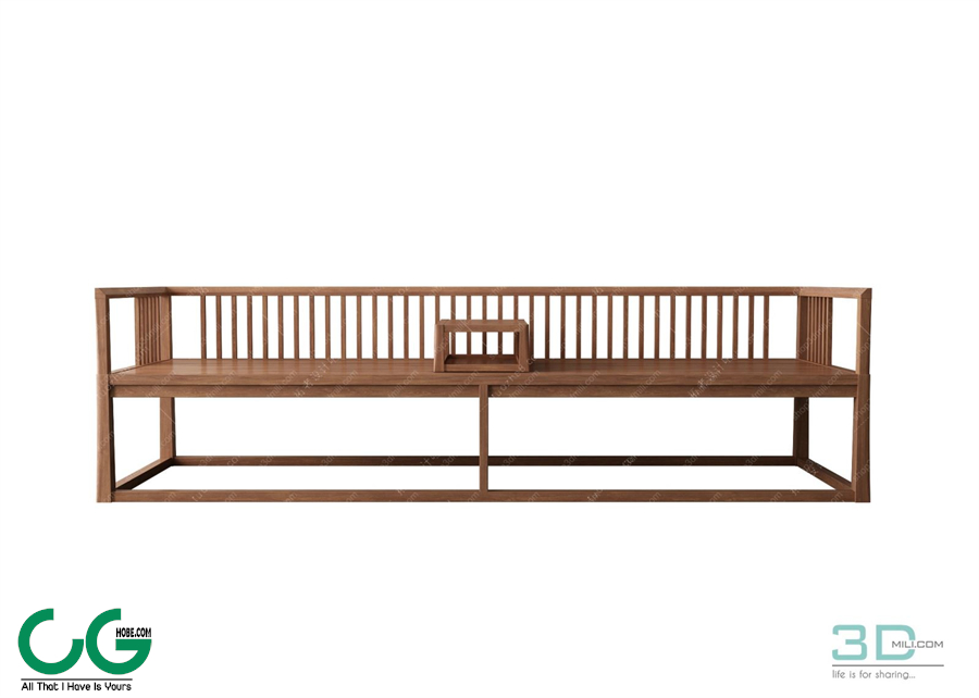 Multi-seat sofa 64 3D Model
