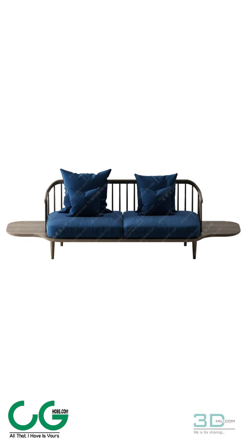 Multi-seat sofa 65 3D Model