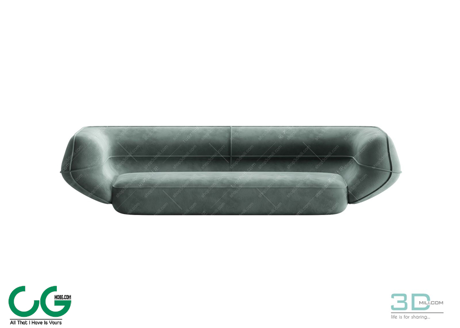 Multi-seat sofa 67 3D Model