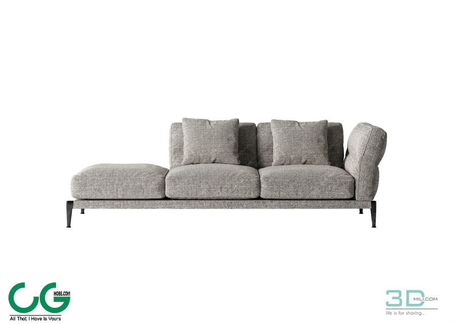 Multi-seat sofa 70 3D Model