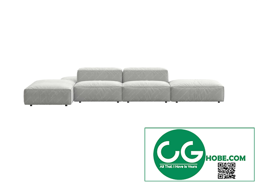 Multi-seat sofa 72 3D Model
