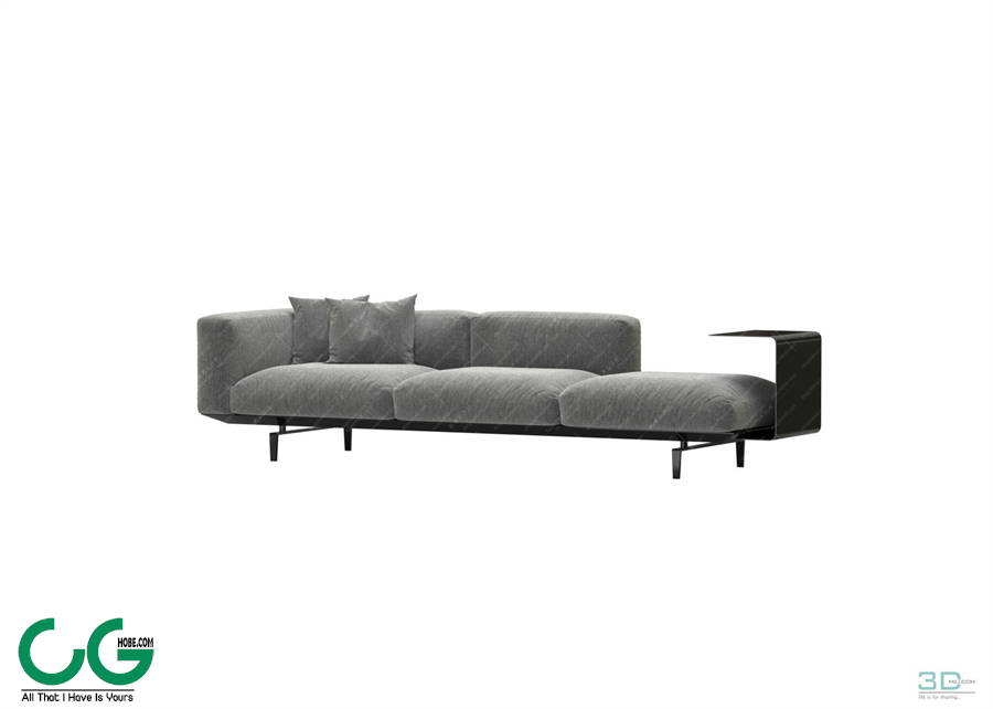 Multi-seat sofa 75 3D Model