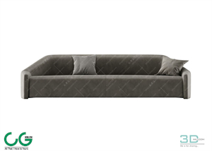 Multi-seat sofa 82 3D Model