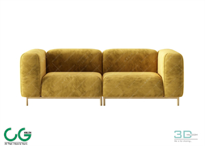 Multi-seat sofa 86 3D Model