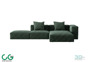 Multi-seat sofa 88 3D Model