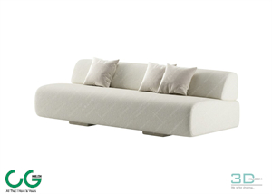 Multi-seat sofa 91 3D Model