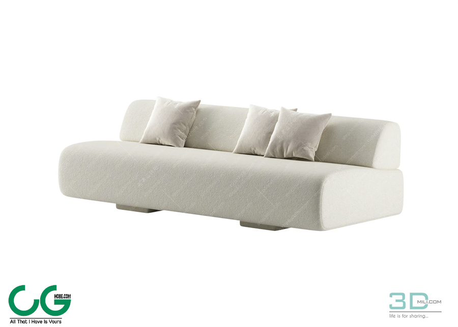 Multi-seat sofa 91 3D Model