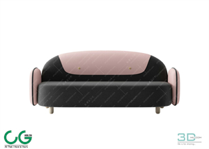 Multi-seat sofa 95 3D Model