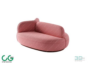 Multi-seat sofa 96 3D Model