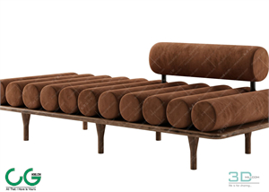 Multi-seat sofa 98 3D Model