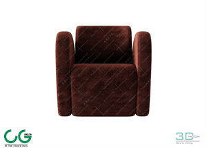 Single sofa 3D 03 Model