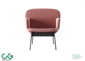 Single sofa 3D 04 Model