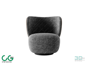 Single sofa 3D 10 Model