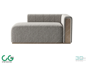 Single sofa 3D 11 Model