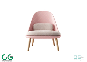 Single sofa 3D 13 Model
