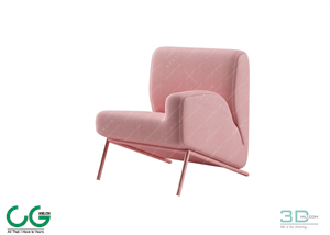 Single sofa 3D 14 Model