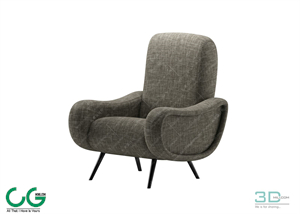Single sofa 3D 16 Model