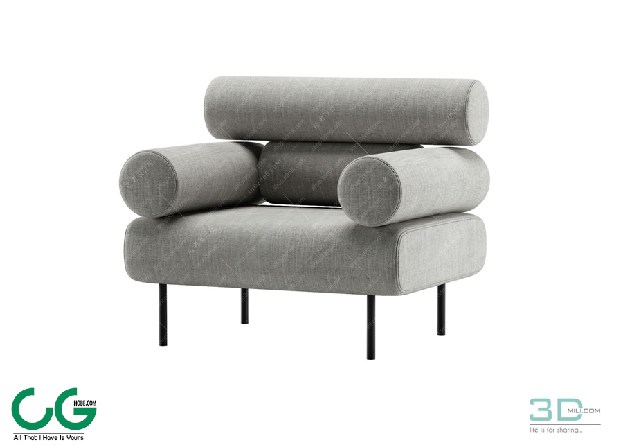 Single sofa 3D 18 Model
