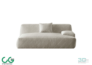 Single sofa 3D 20 Model