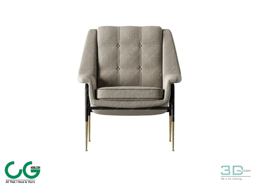 Single sofa 3D 26 Model