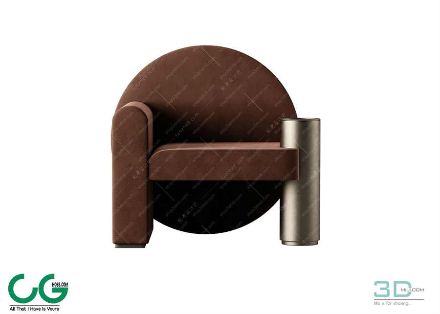 Single sofa 3D 28 Model