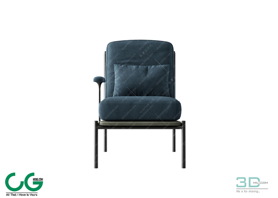 Single sofa 3D 30 Model