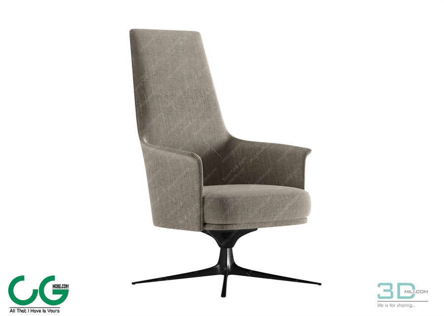 Single sofa 3D 33 Model