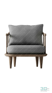 Single sofa 3D 36 Model