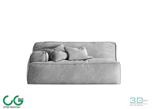 Single sofa 3D 37 Model
